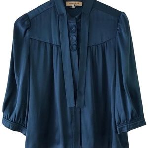 See by Chloé blue Luxurious Thick Silk Blouse